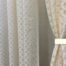 Galaxy Home Decor Sheer Transparent Net Curtains, 6 Feet, Pack of 2 in Cream, light and airy window décor for living room or bedroom."